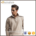 Custom knit pure cashmere mens jumper